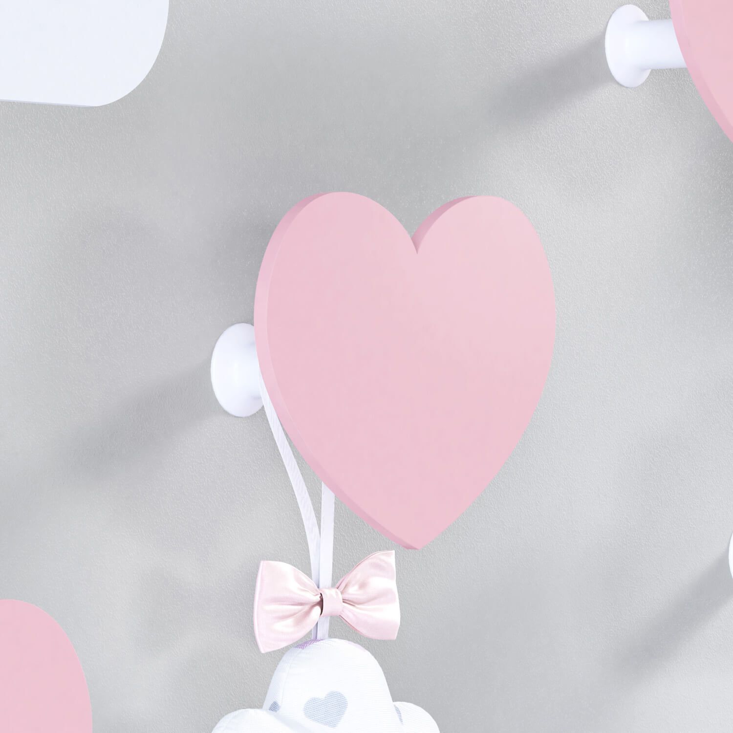 Cabideiro de Parede Coração