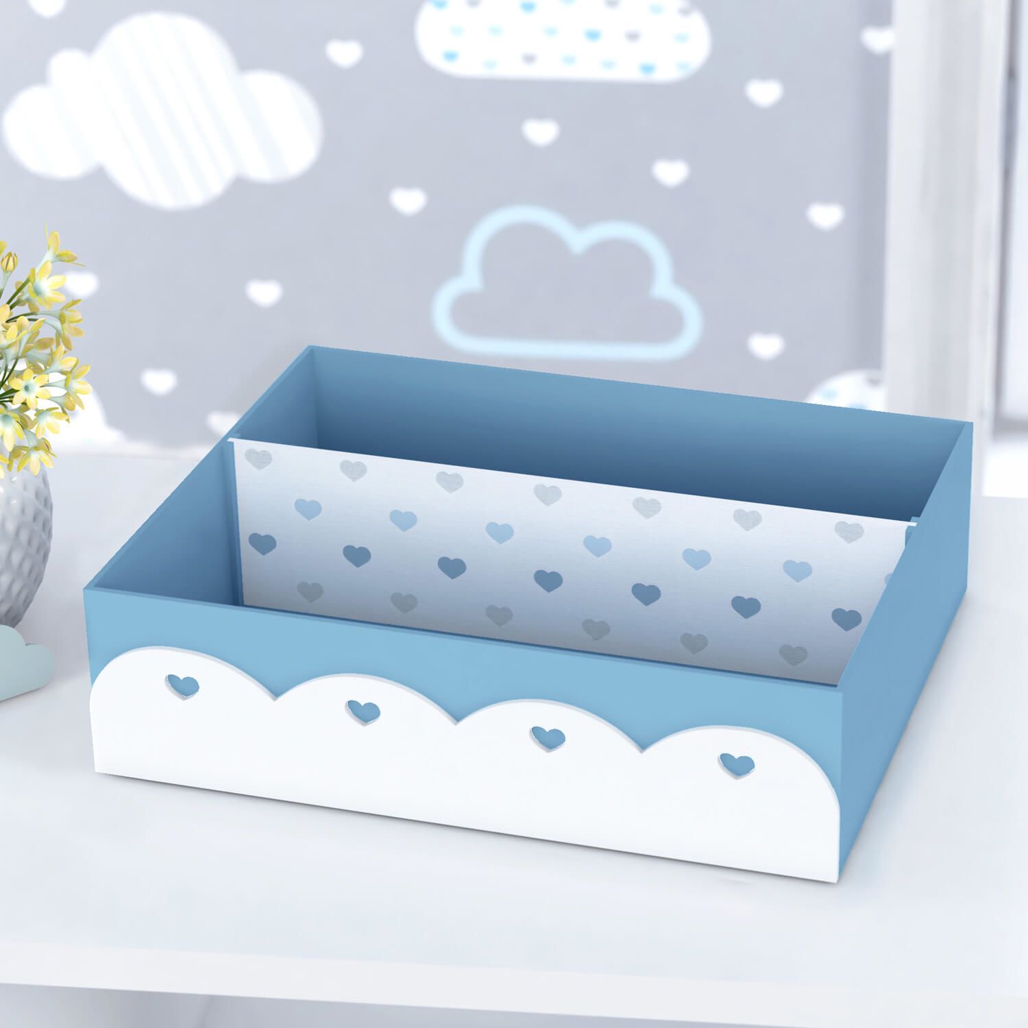 Bandeja MDF Corações