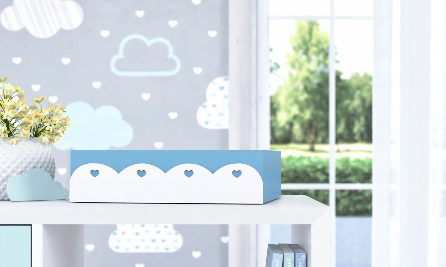 Bandeja MDF Corações