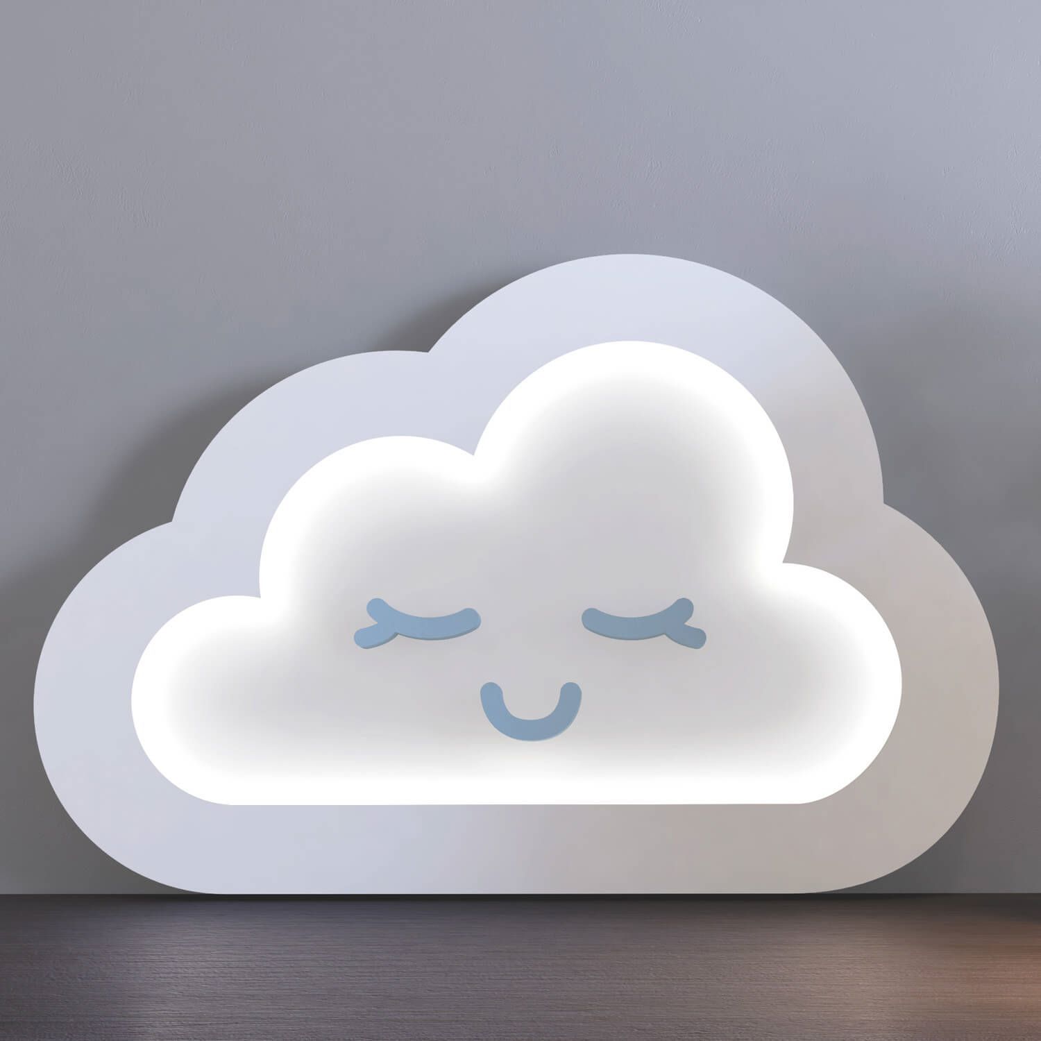 Luminária de Mesa Nuvem Rosa 30cm