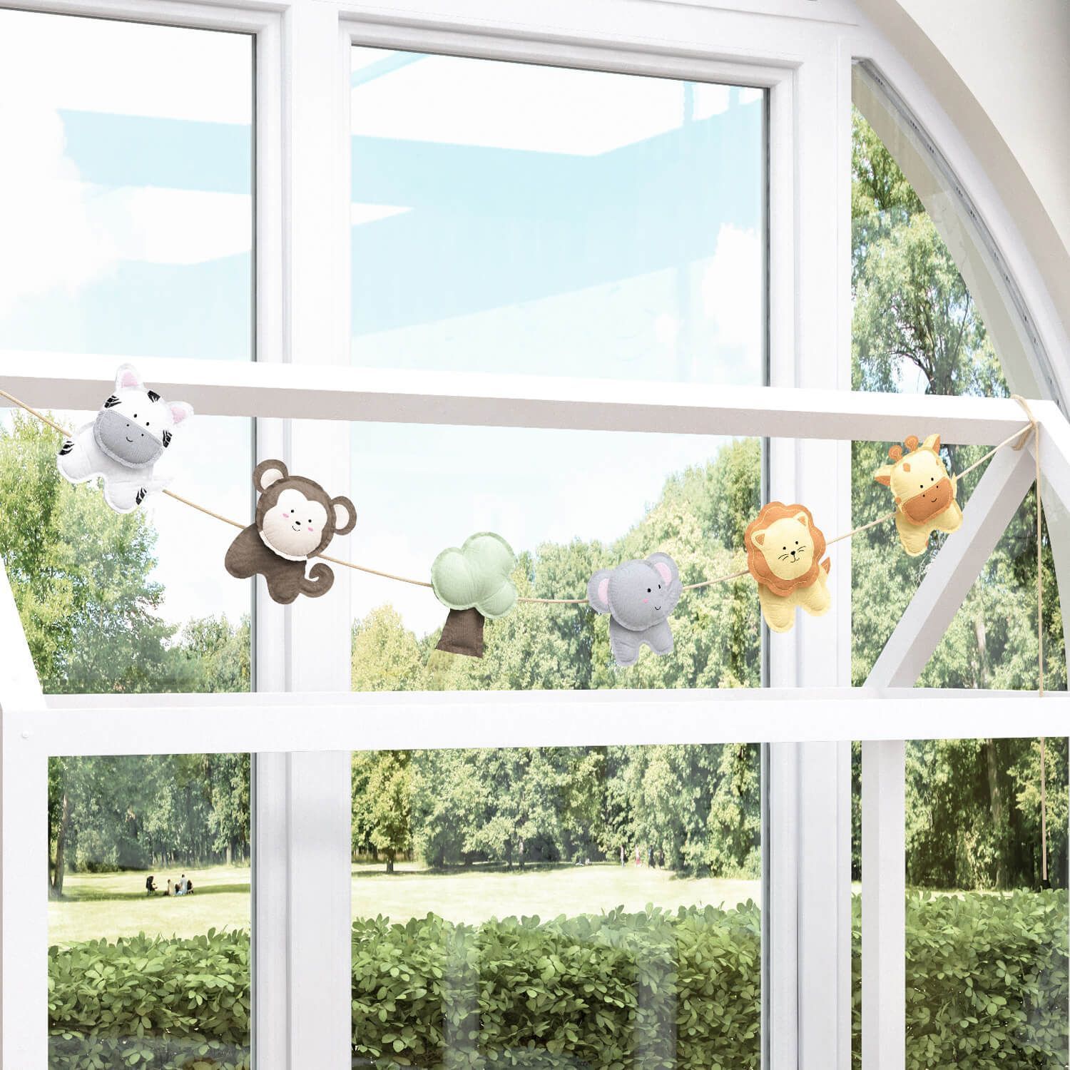 Varal de Cama Amiguinhos Safári 1,60m