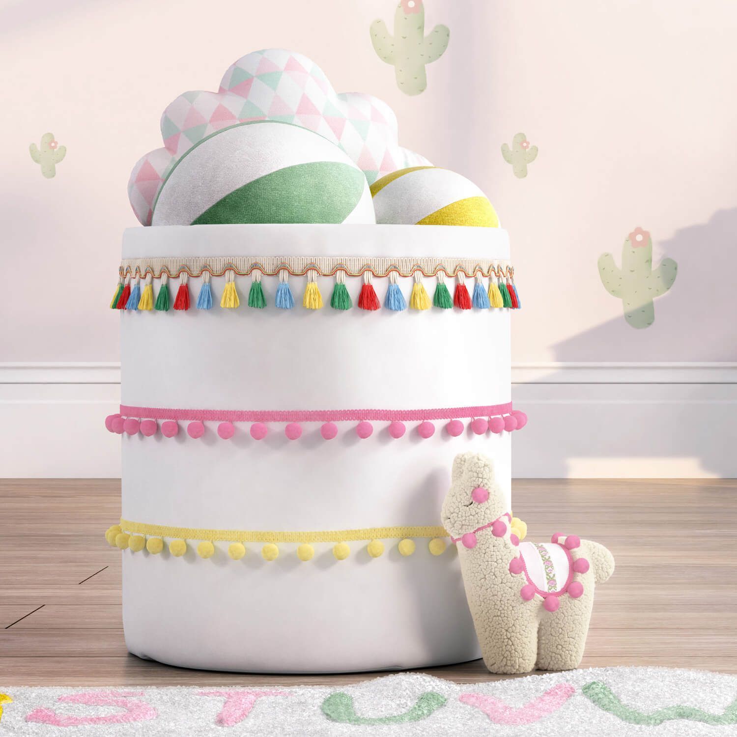 Cesto Organizador para Brinquedos Pompom 24cm