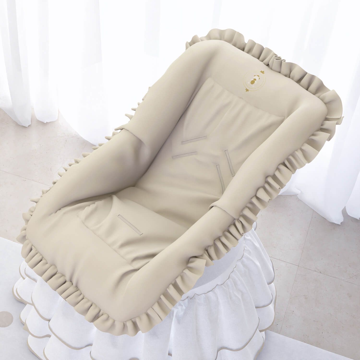 Capa de Bebê Conforto Urso Realeza