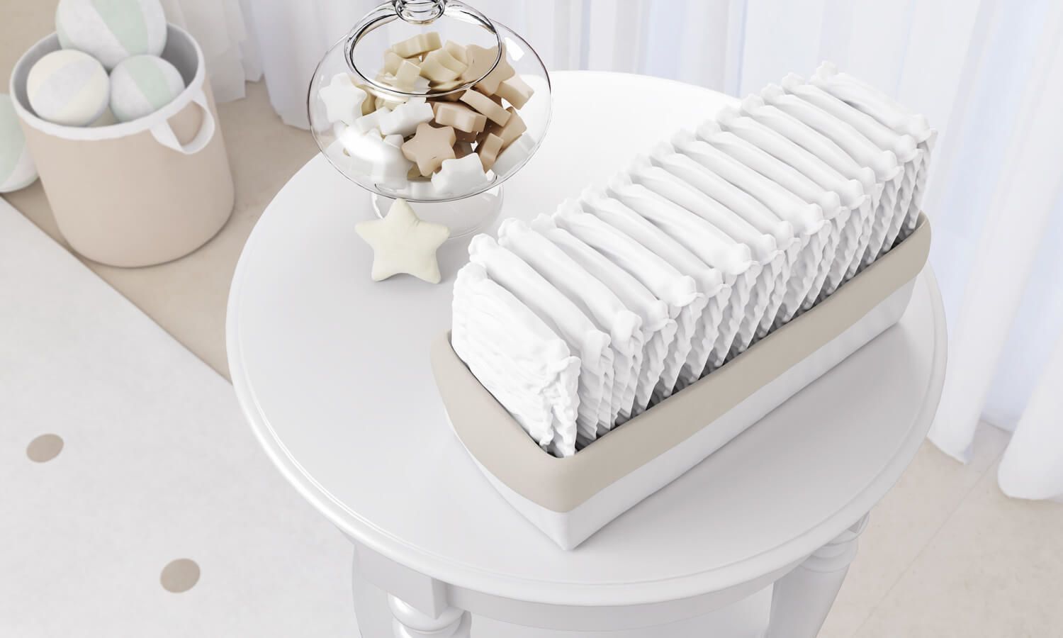 Cesto Organizador Urso Teddy Realeza 40cm