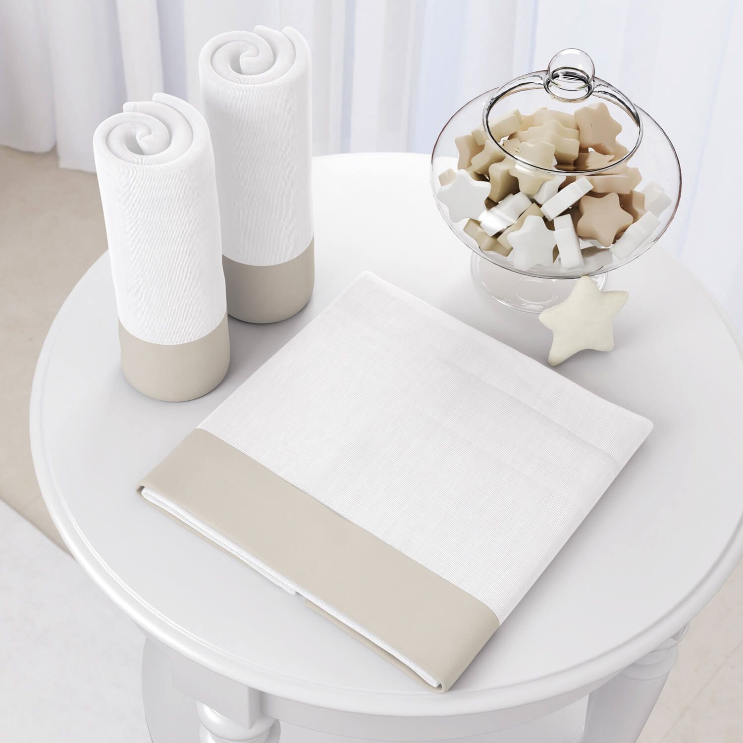 Jogo de Fraldas Ombro Barra Azul Marinho com 3