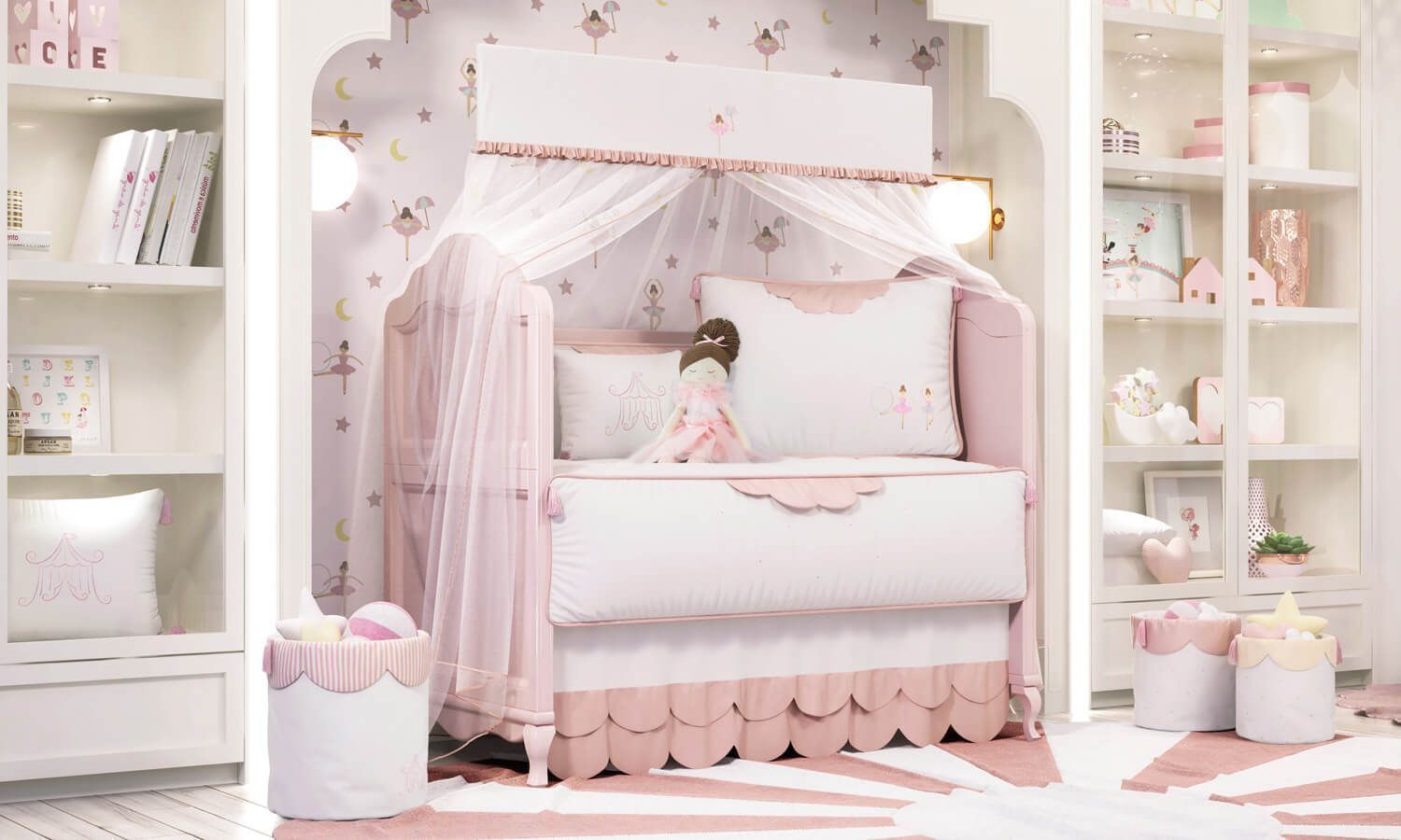 Kit Berço Bailarina Trapezista