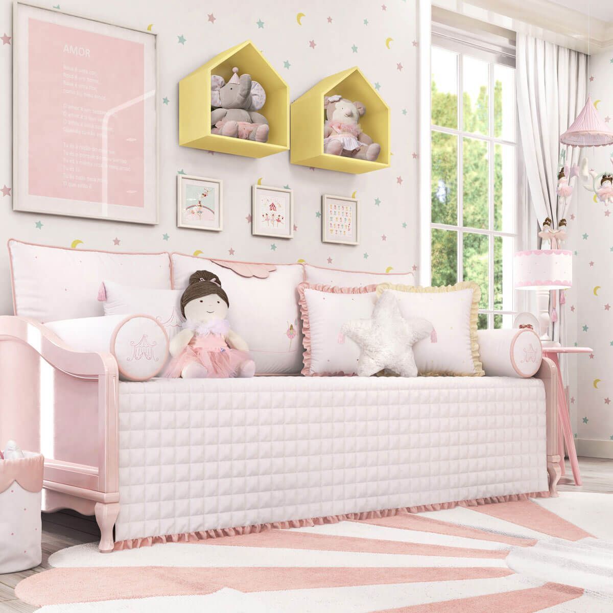 Kit Cama Babá Bailarina Trapezista