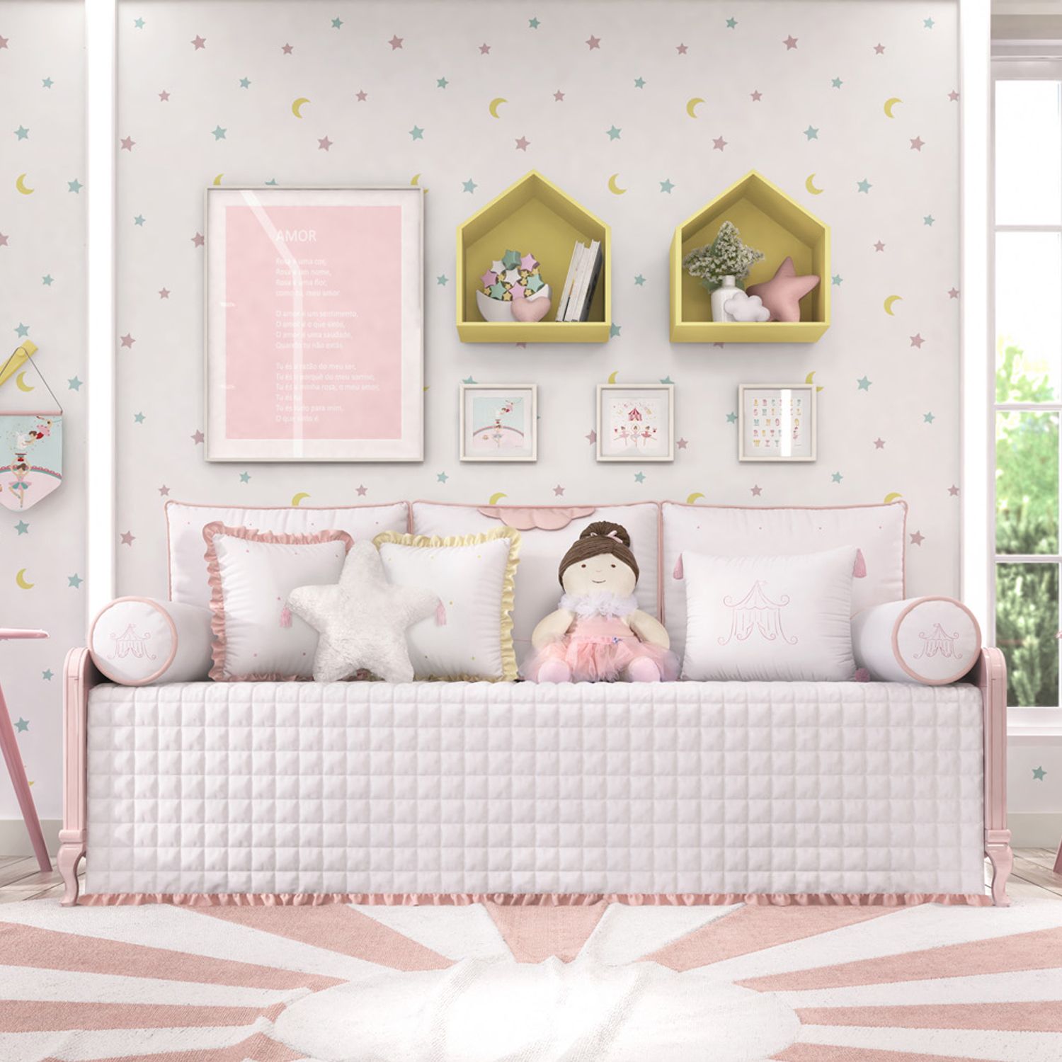 Kit Cama Babá Bailarina Trapezista