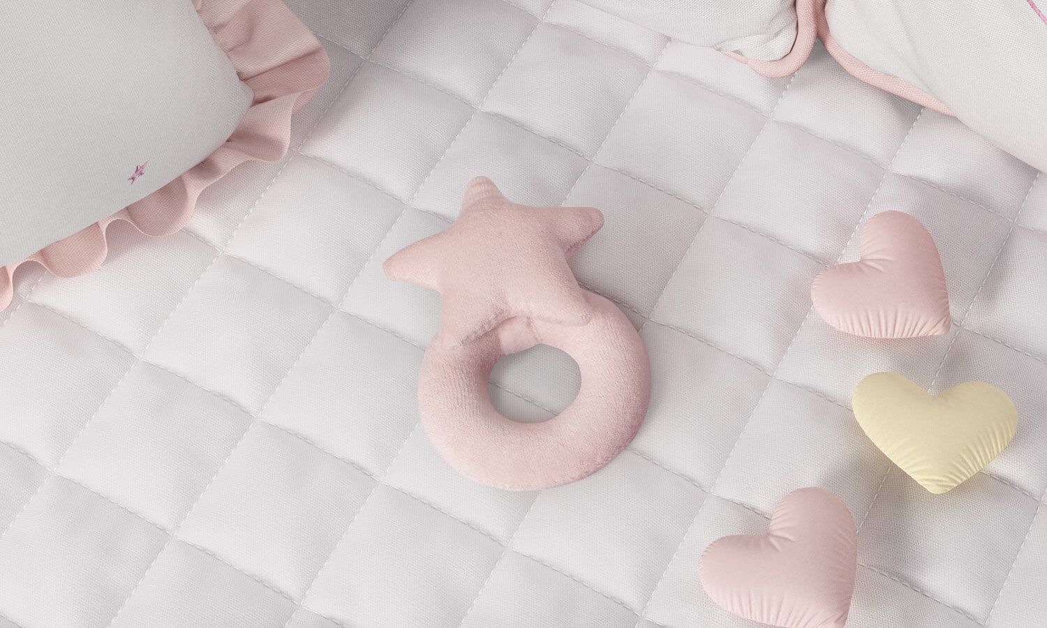 Chocalho Para Bebê Estrela Cinza