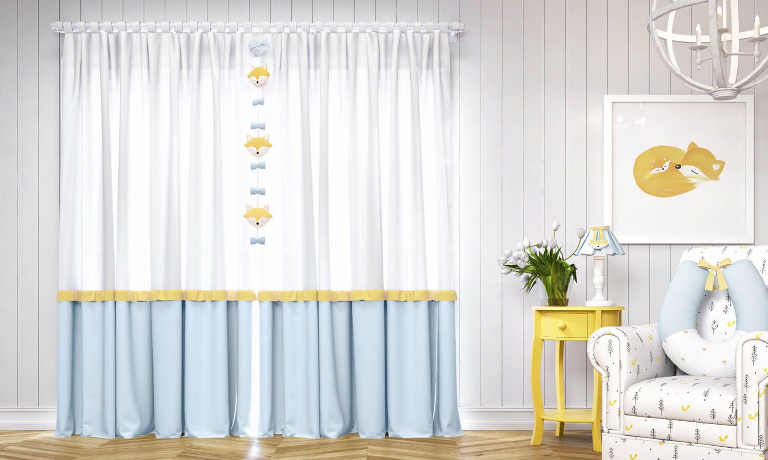 Cortina Raposinha 1,50m