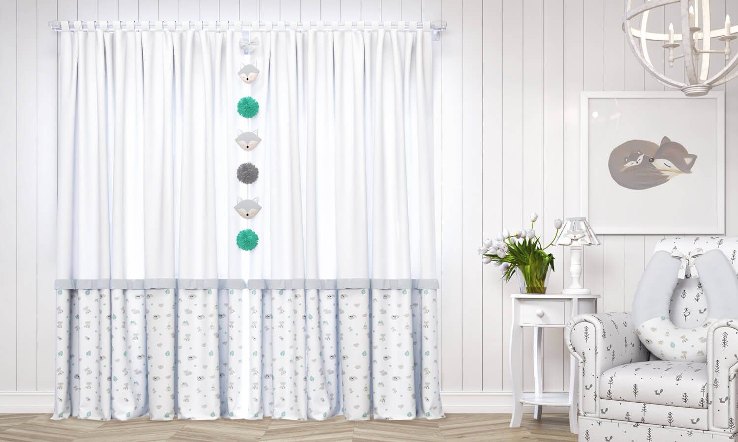 Cortina Raposinha 1,50m