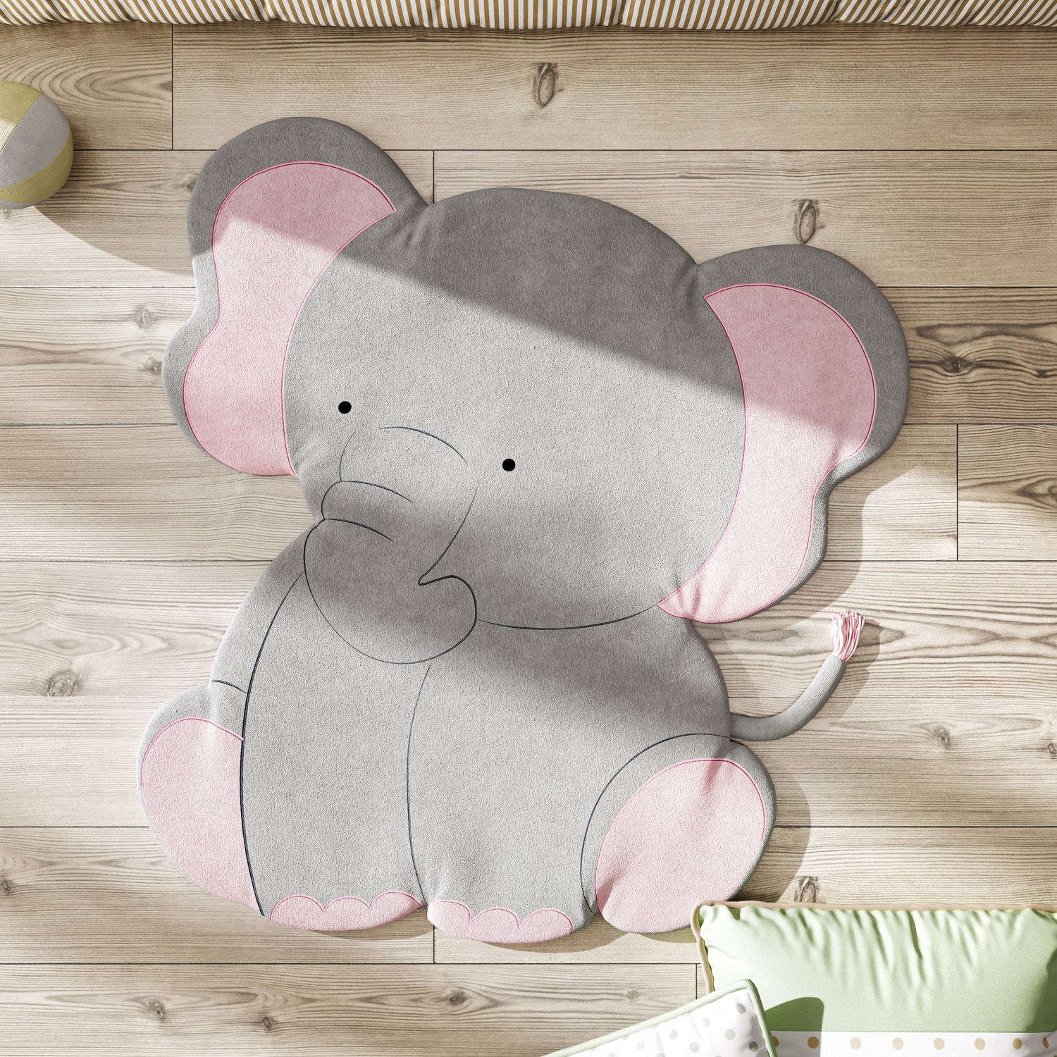Tapete Amiguinho Elefante 90CM