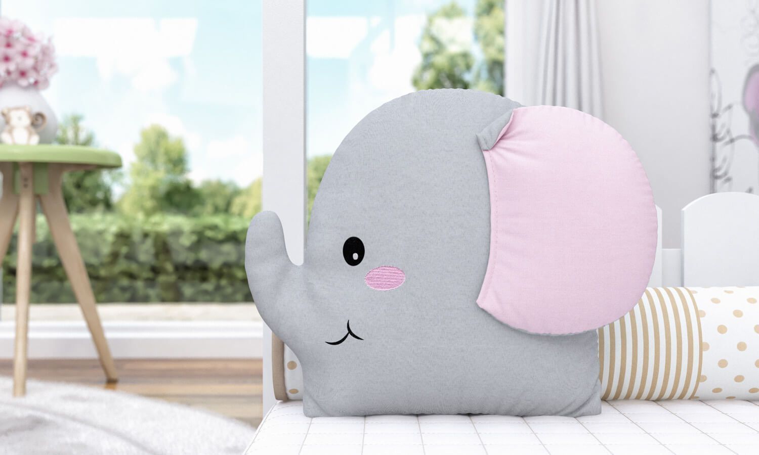 Almofada Amiguinho Elefante 32cm