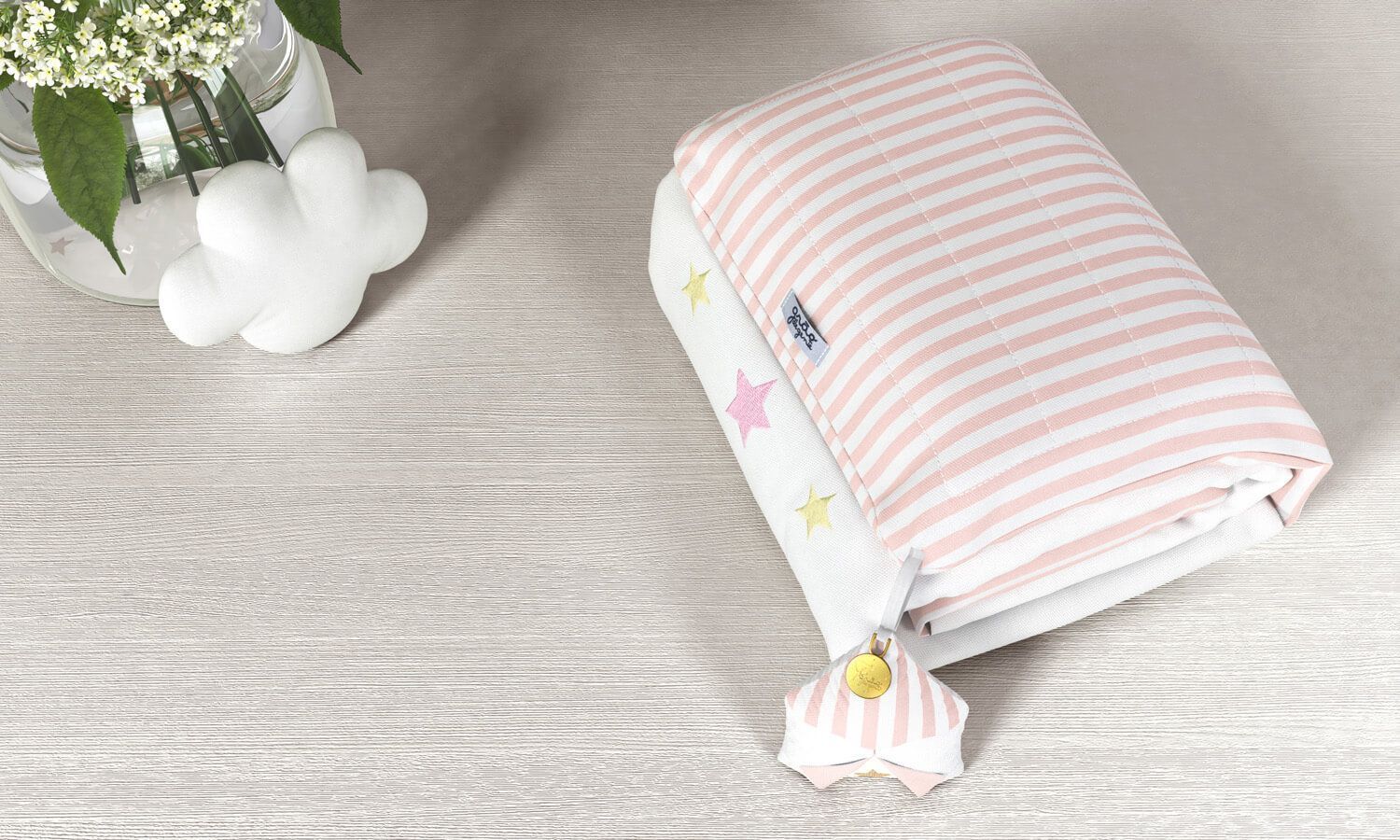 Trocador de Fraldas Portátil Bailarina Trapezista 85x40cm