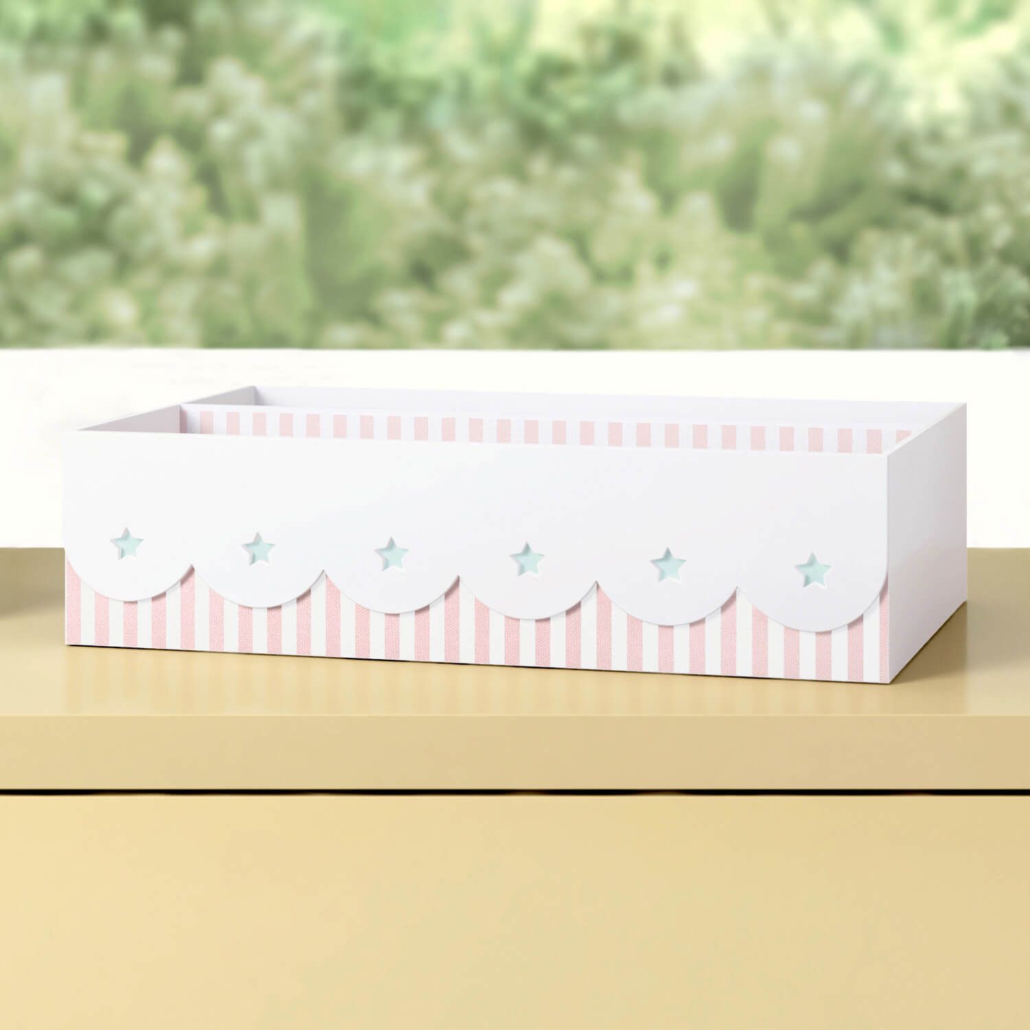 Bandeja MDF Listrada com Estrelinhas