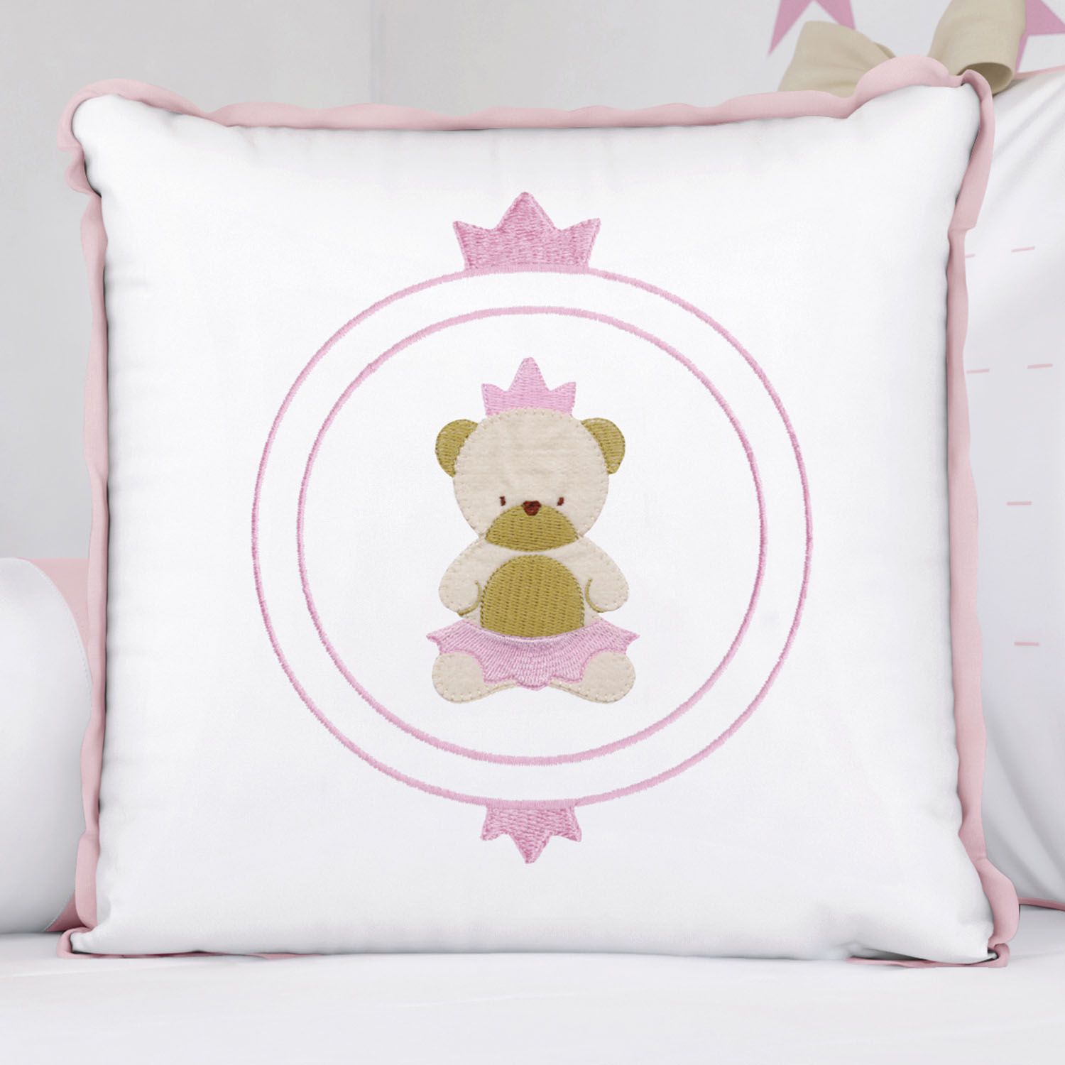 Almofada Urso Teddy Realeza 38cm