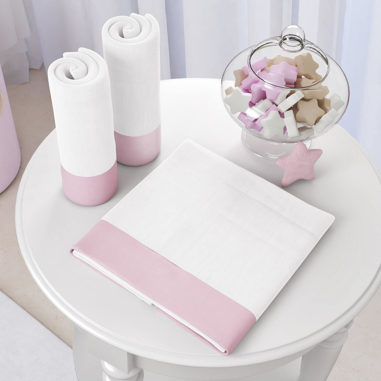 Jogo de Fraldas Ombro Barra Azul Marinho com 3