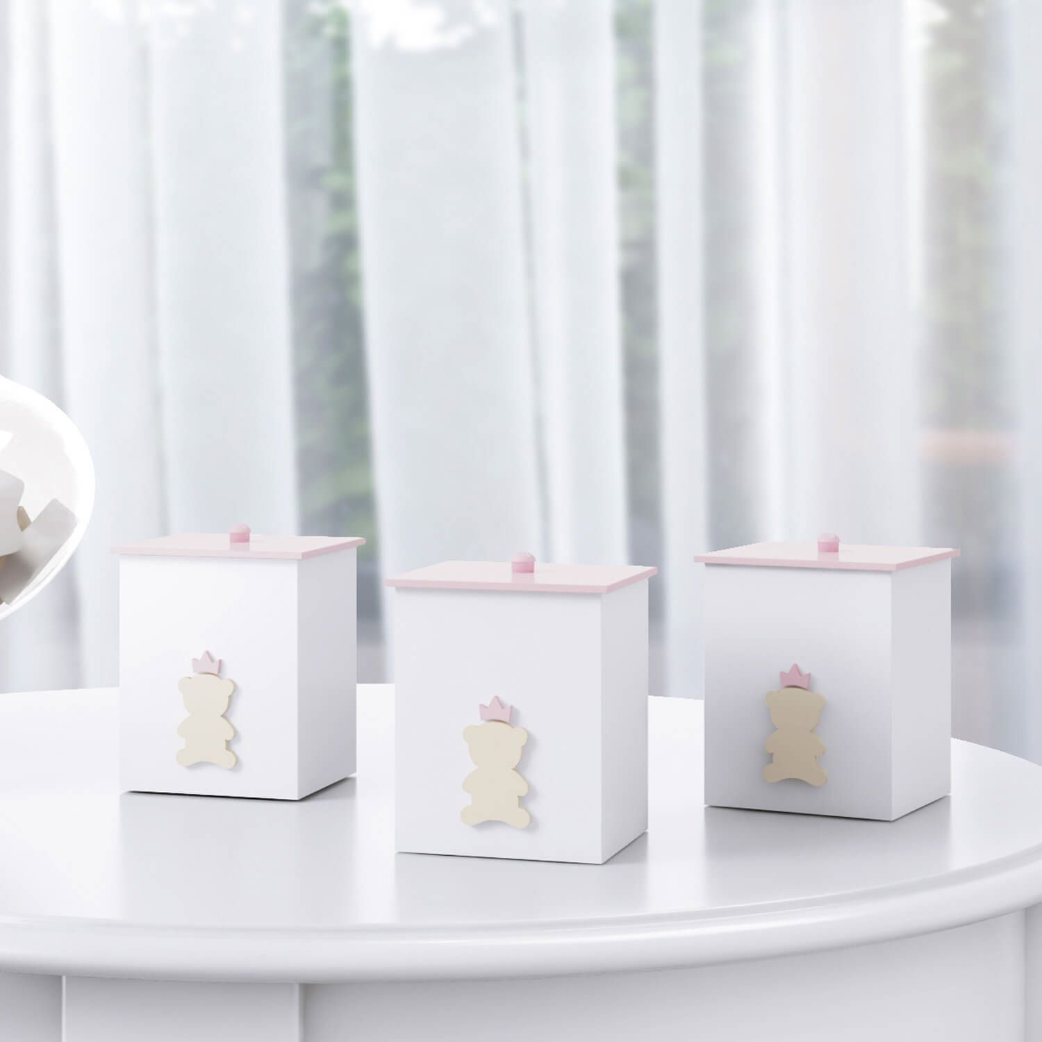 Jogo de Potes Urso Teddy Realeza