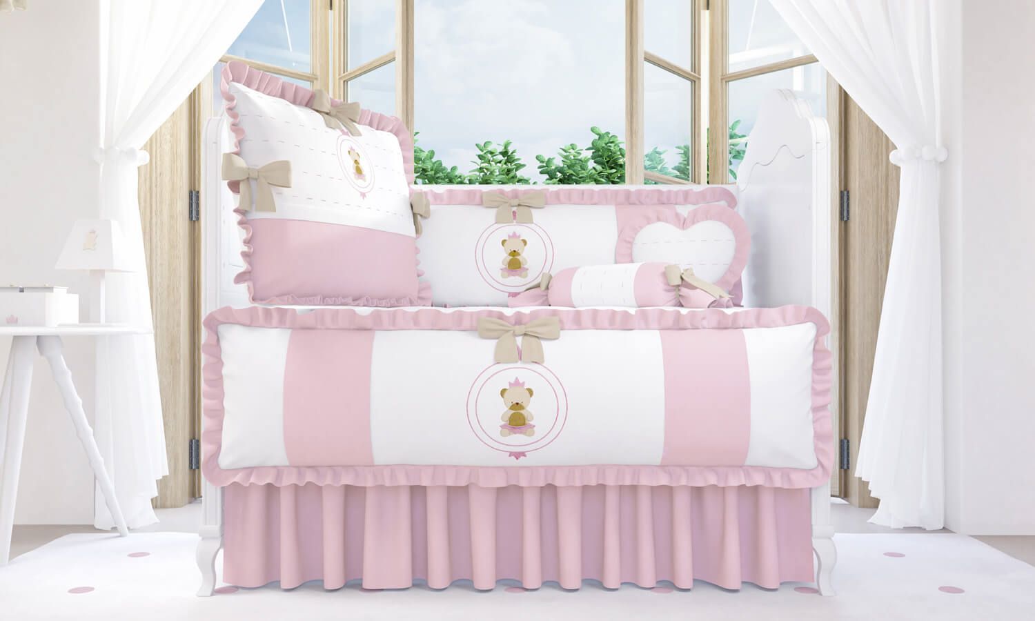 Kit Berço Urso Teddy Realeza — vista alternativa