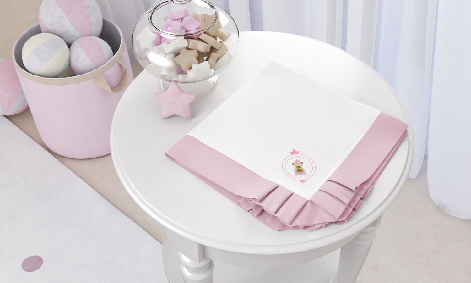 Manta Urso Teddy Realeza 75cm