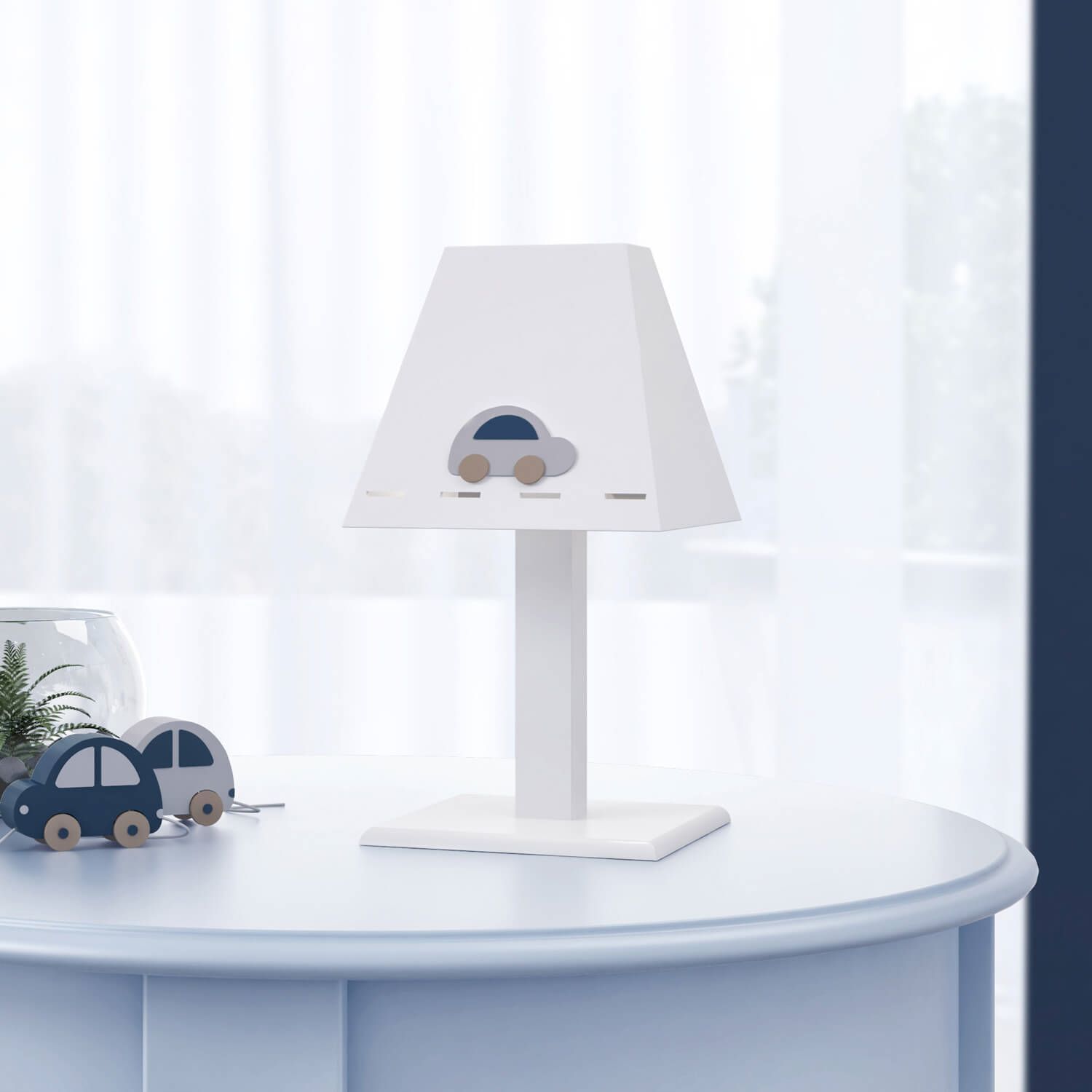 Abajur MDF Carrinhos