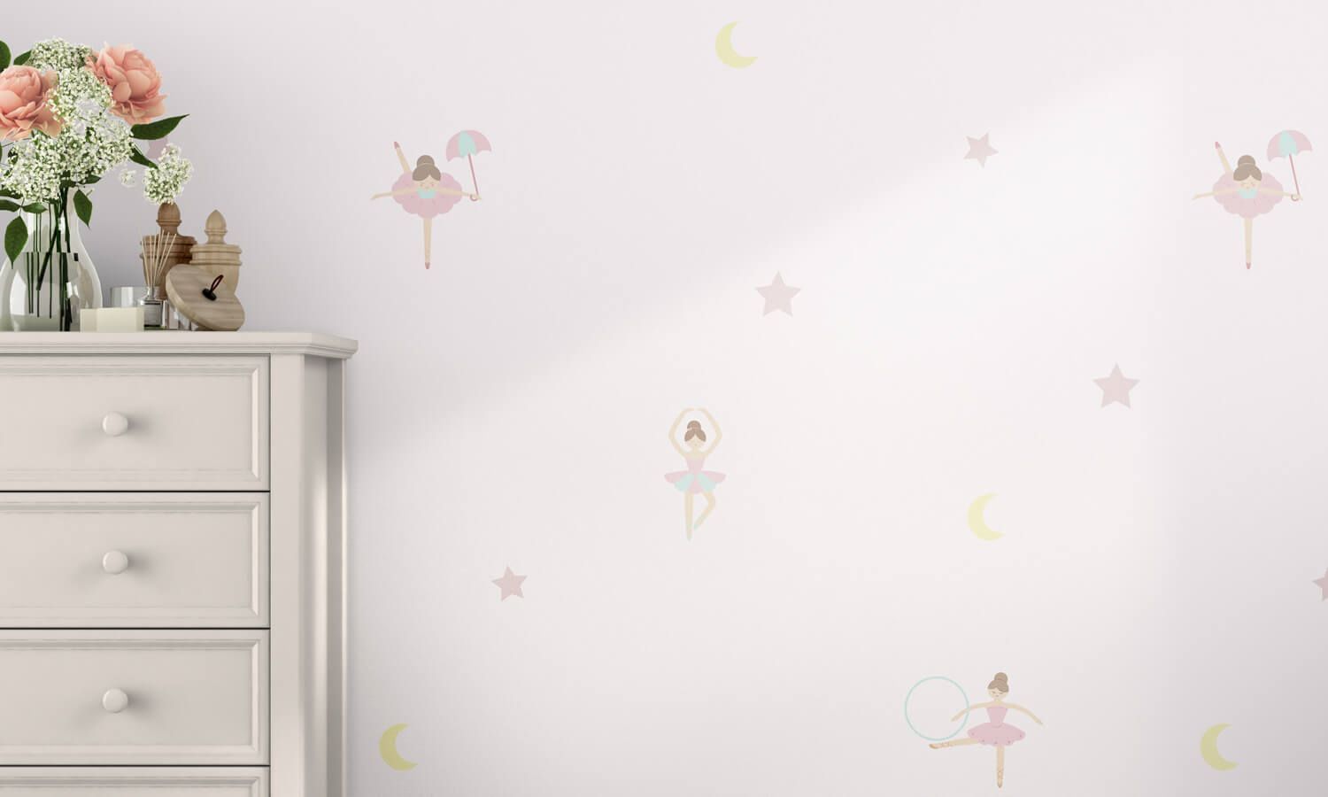 Papel de Parede Bailarinas Trapezistas 3m