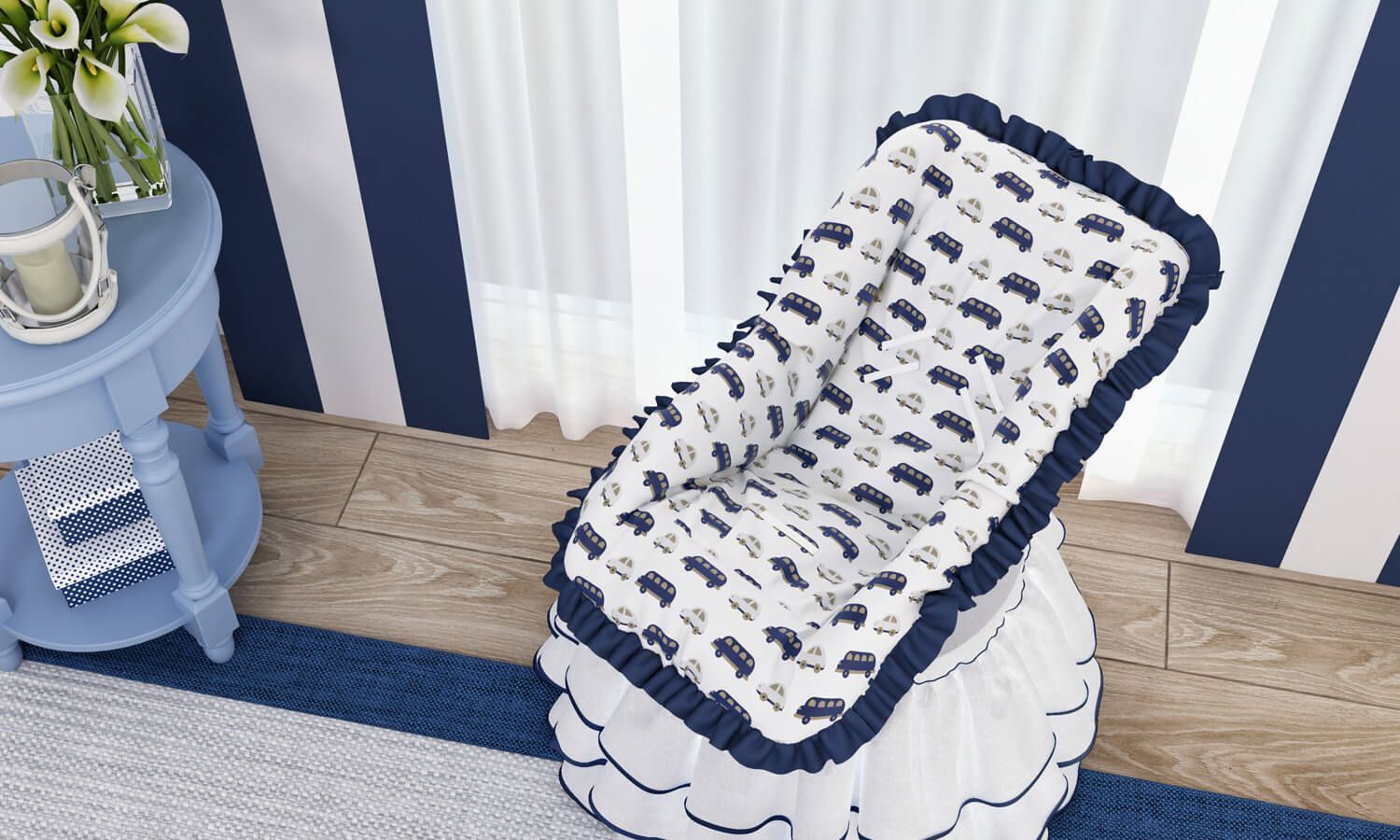 Capa de Bebê Conforto Carrinhos