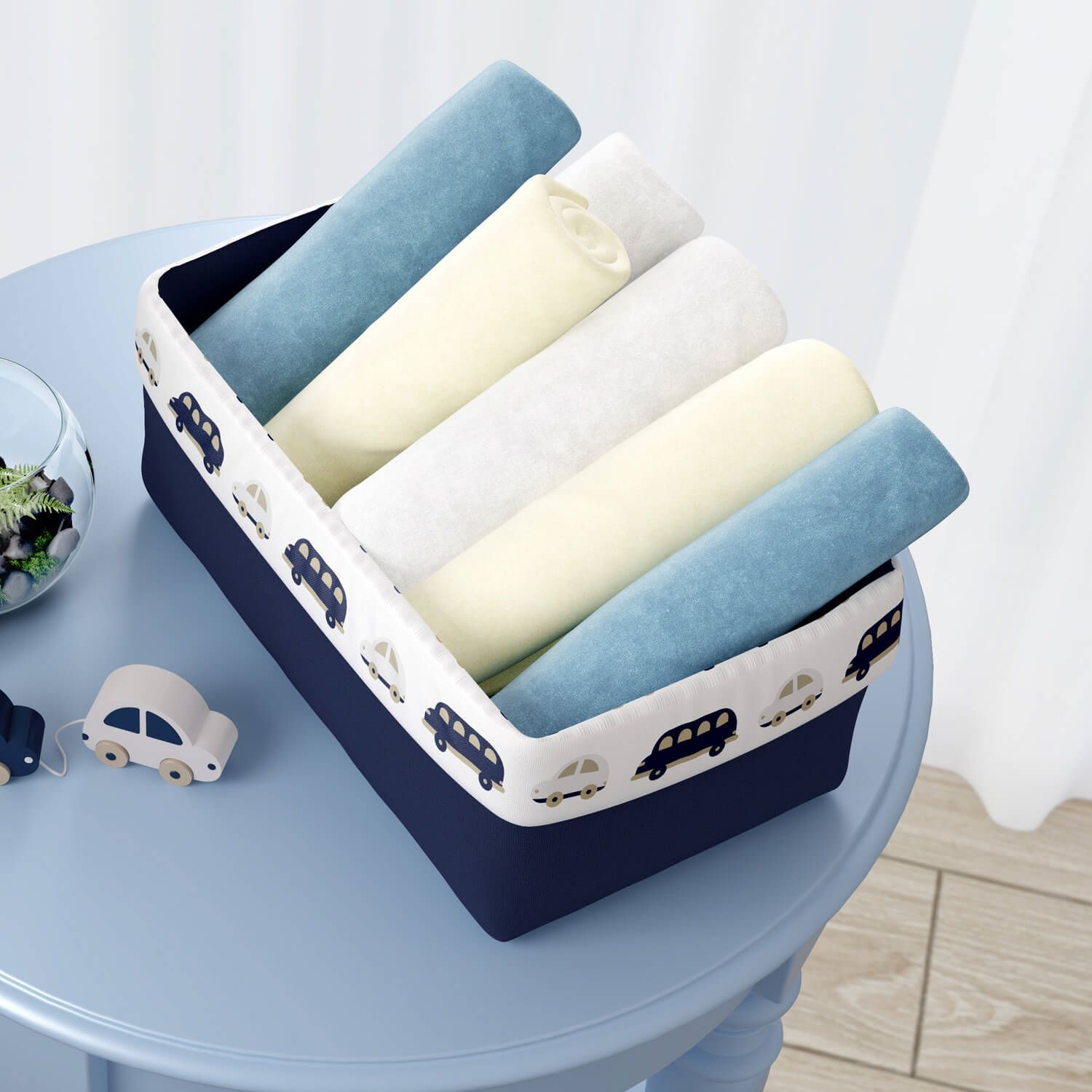 Cesto Organizador Carrinhos 36cm