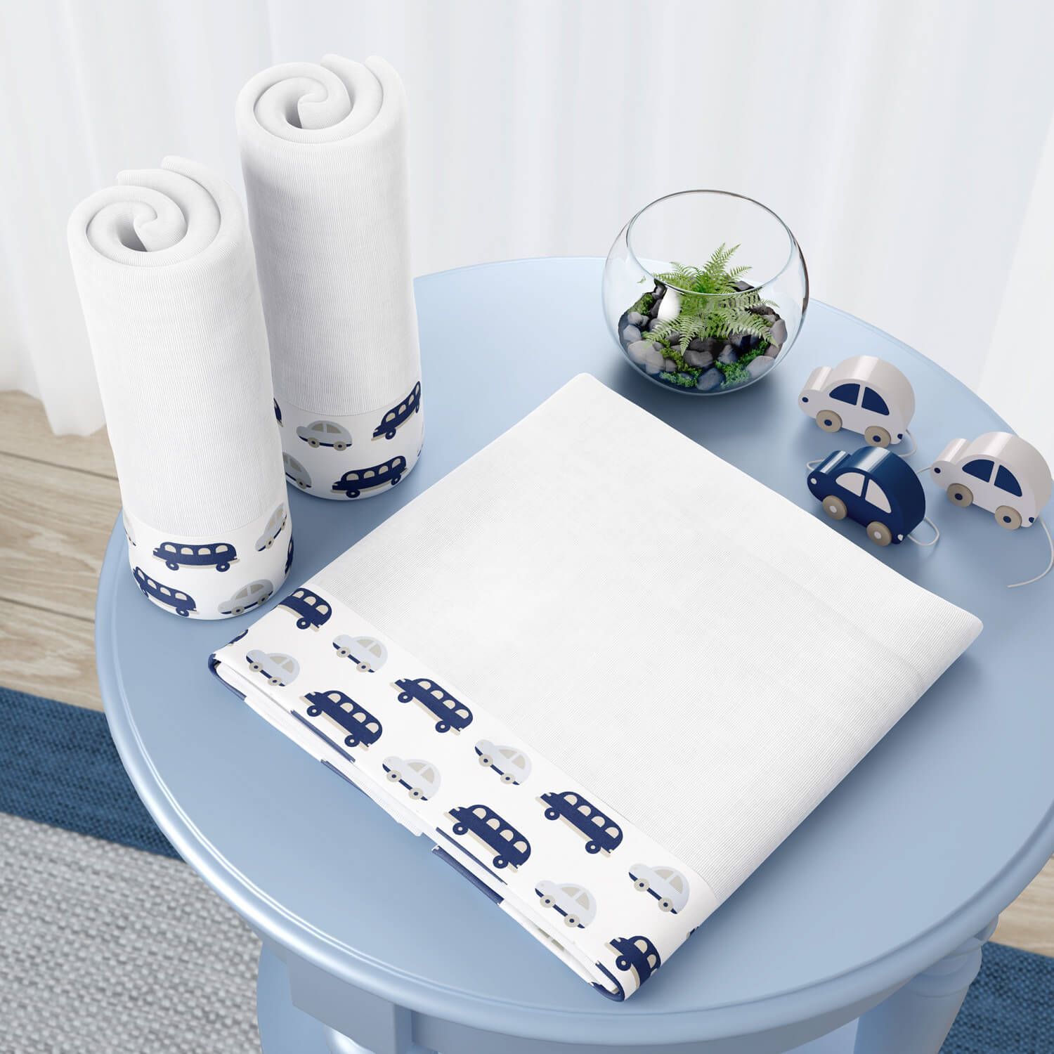 Jogo de Fraldas Ombro Barra Carrinhos com 3