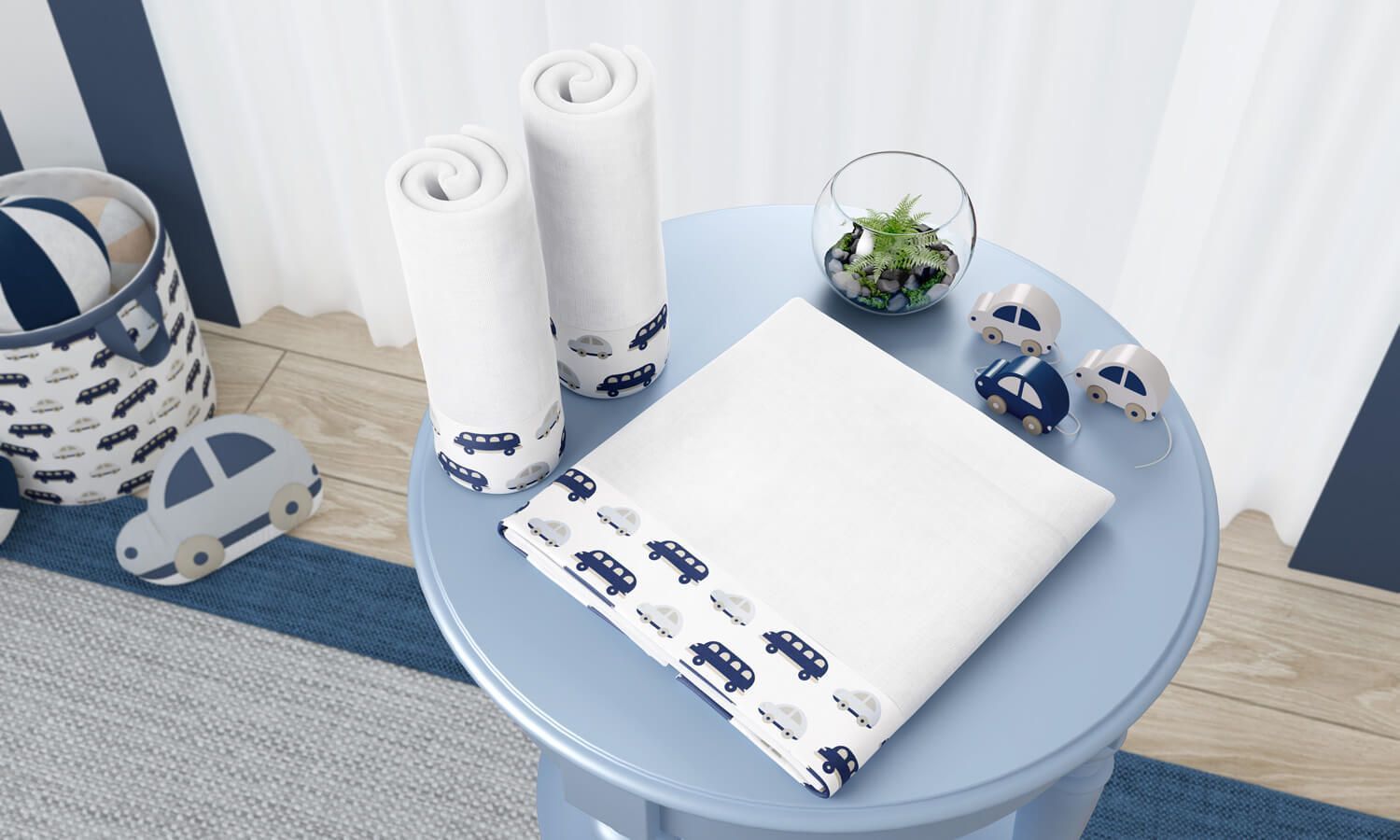 Jogo de Fraldas Ombro Barra Carrinhos com 3