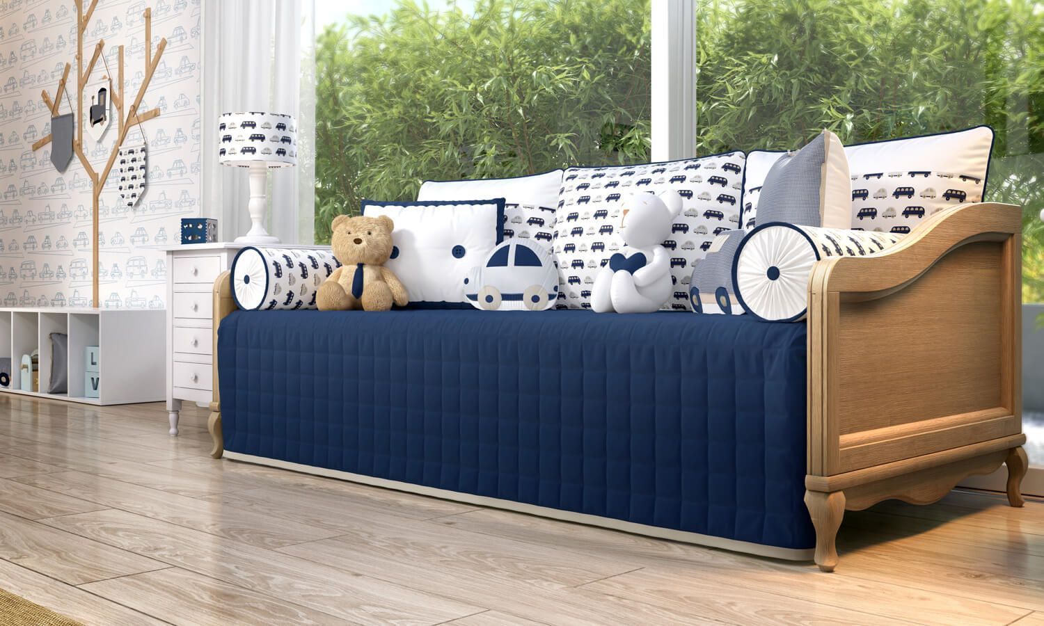 Kit Cama Babá Carrinhos