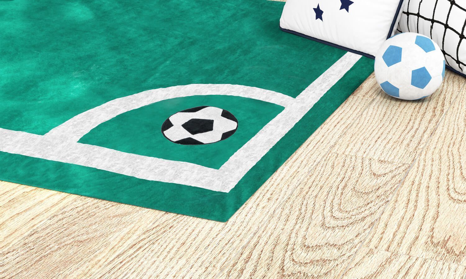 Tapete Escanteio Azul Marinho 1,35m