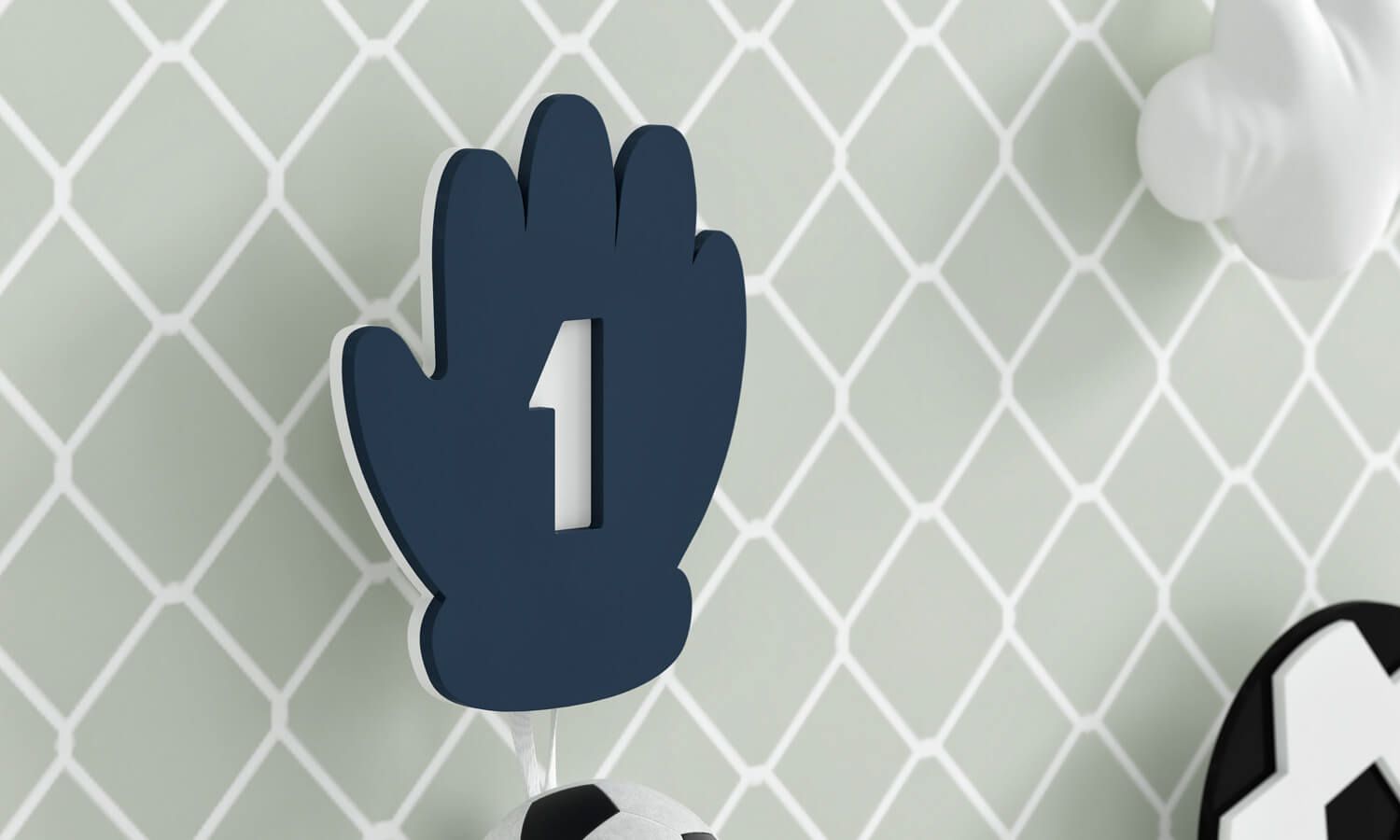 Cabideiros de Parede Luvas de Goleiro