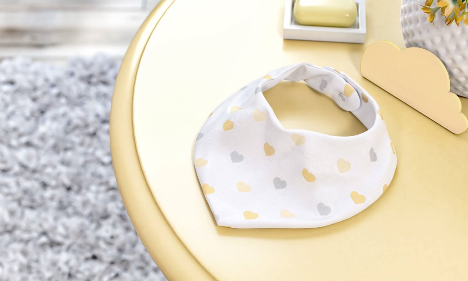 Babador Bandana Corações