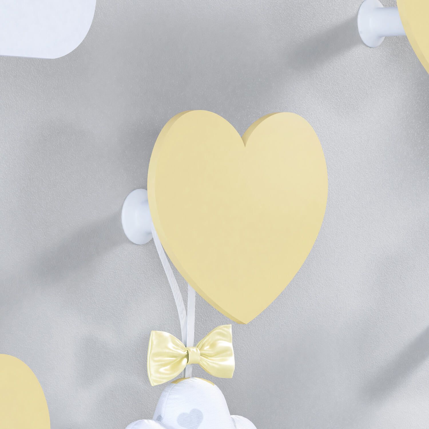 Cabideiro de Parede Coração