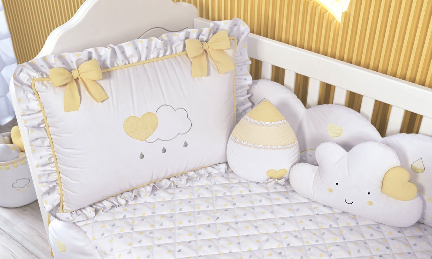 Kit Berço Chuva de Amor