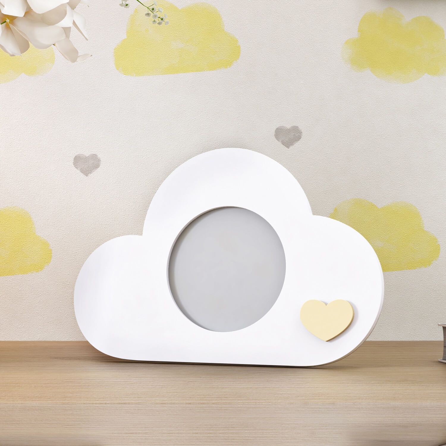 Porta Retrato MDF Nuvem 7cm