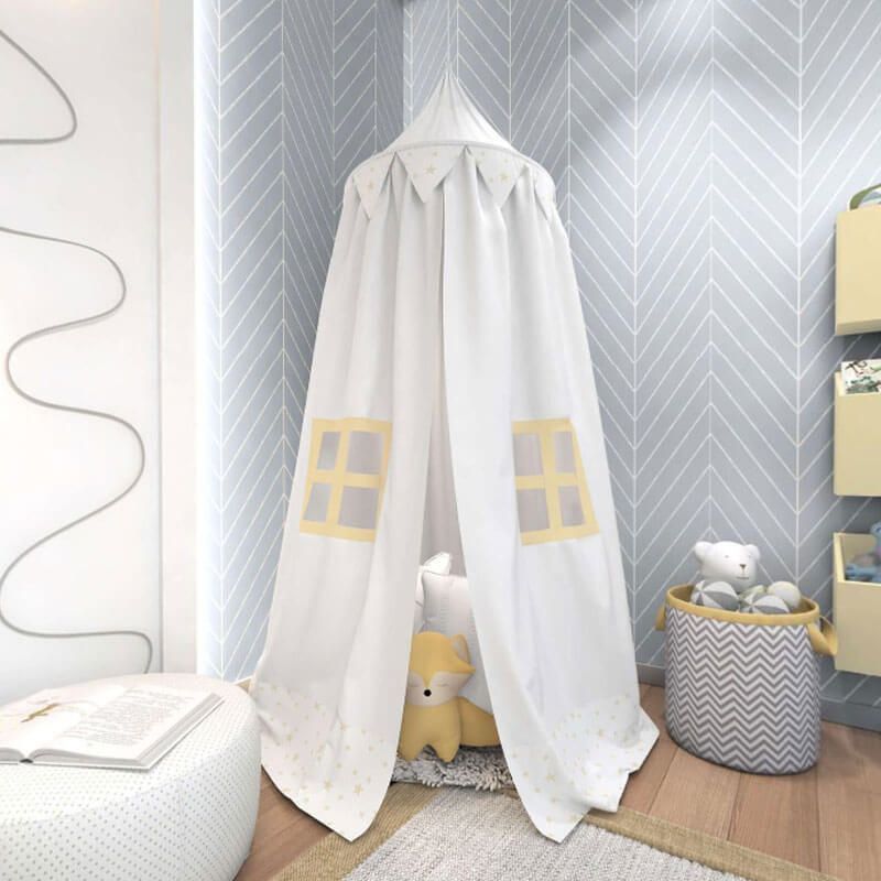 Tenda Dossel Estrelinhas Amarela 2m