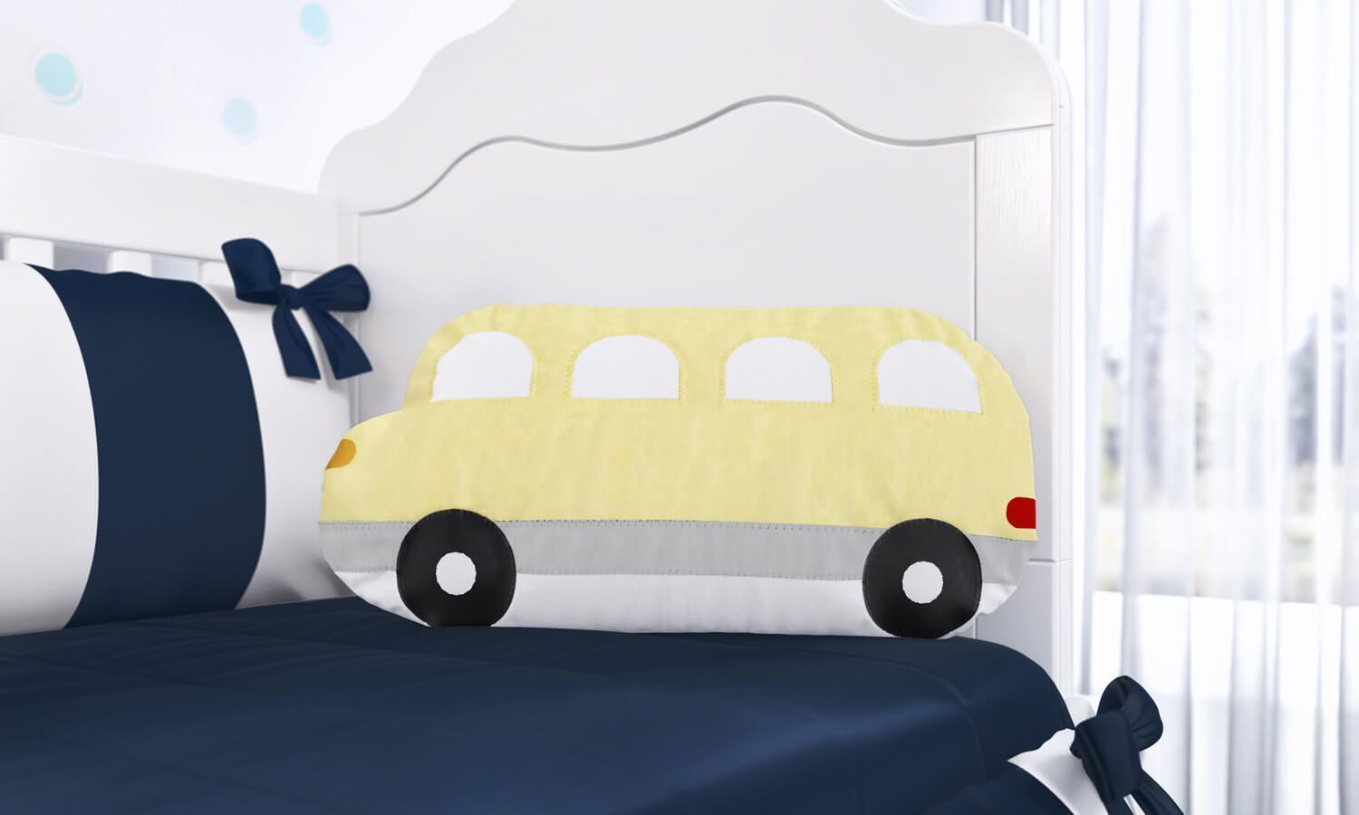 Almofada Ônibus Amarela 50m