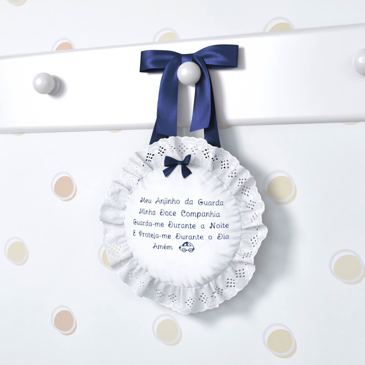 Medalhão Maternidade Anjinho da Guarda Azul