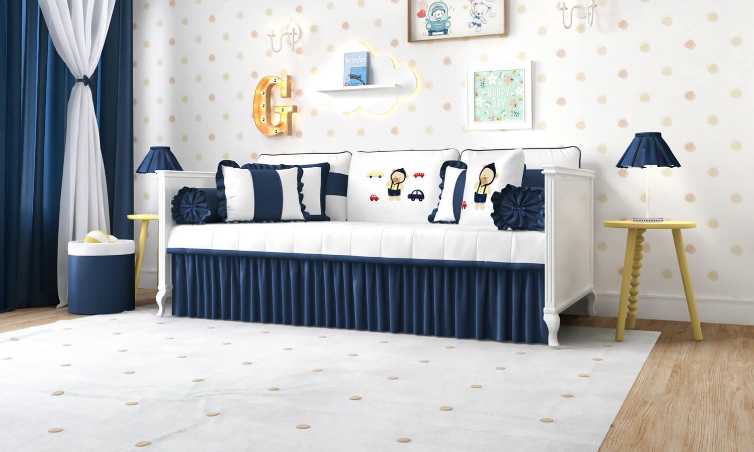 Kit Cama Babá Ursinho Bebê