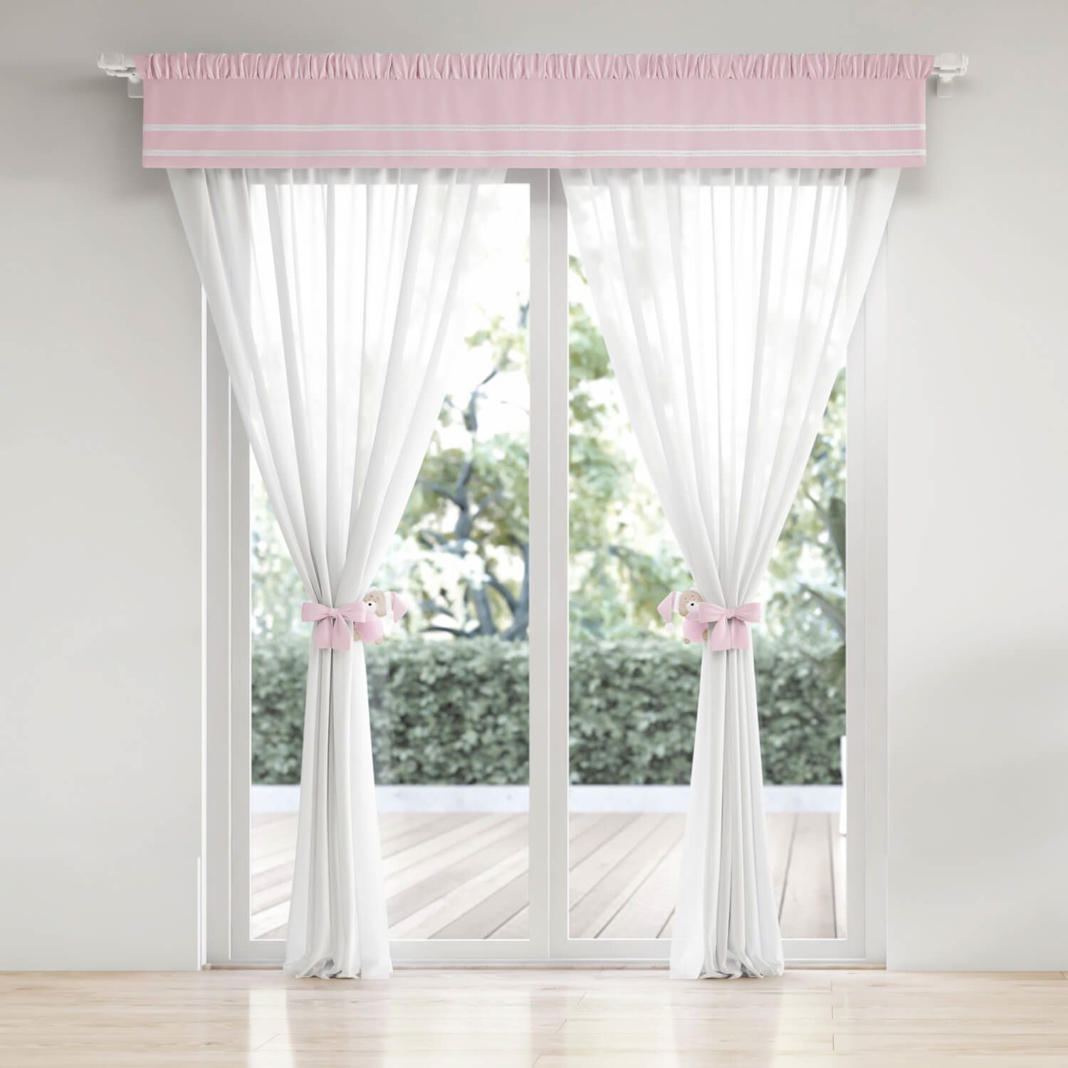 Cortina Branco Clássico 1,50m