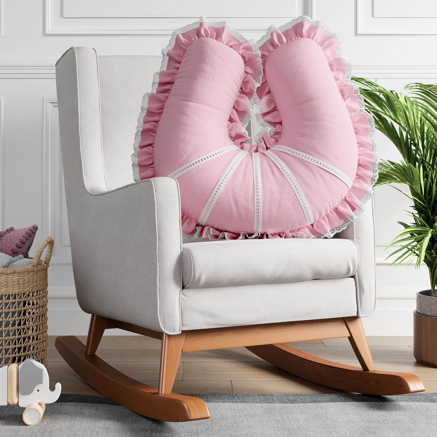 Almofada Amamentação Branco Clássico