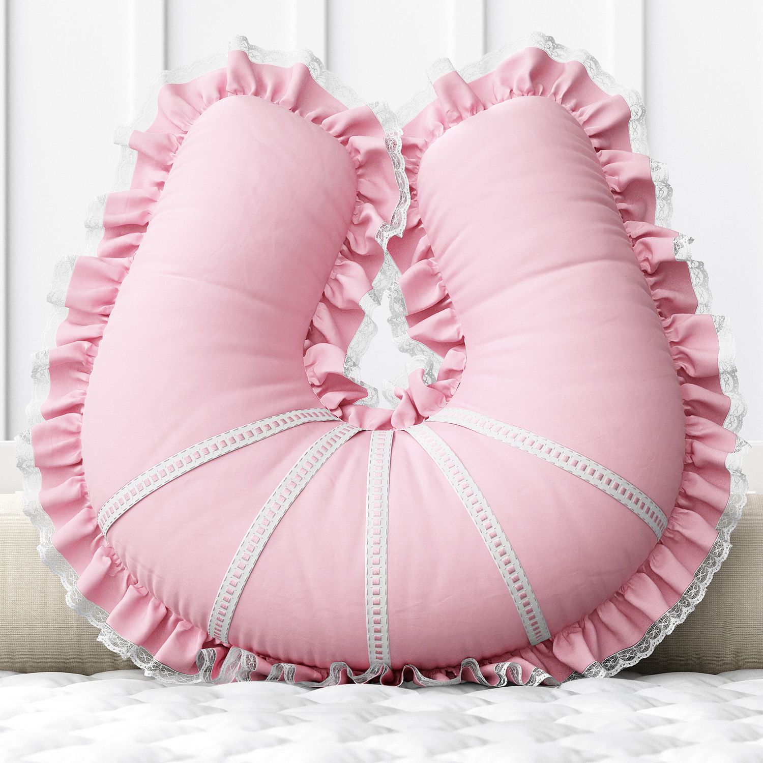 Almofada Amamentação Branco Clássico