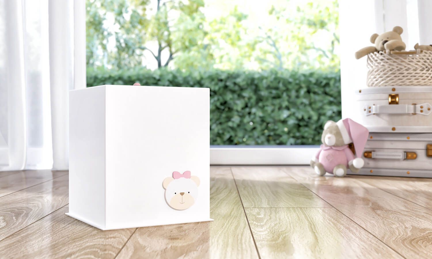 Lixeira Branco Clássico