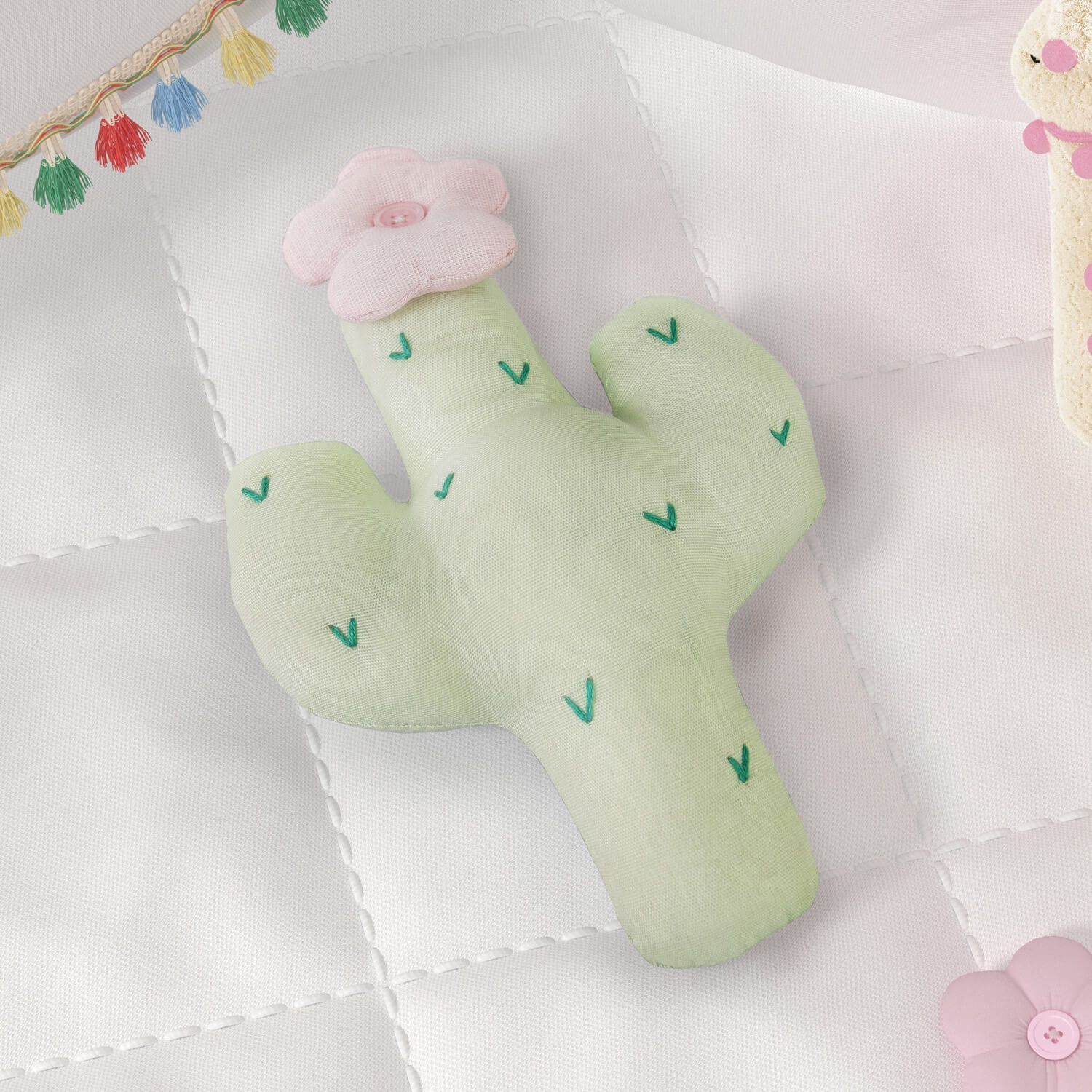 Chocalho Para Bebê Cacto 10cm