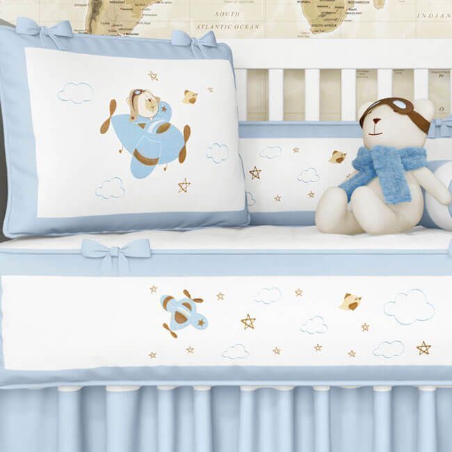 Kit Berço Urso Aviador