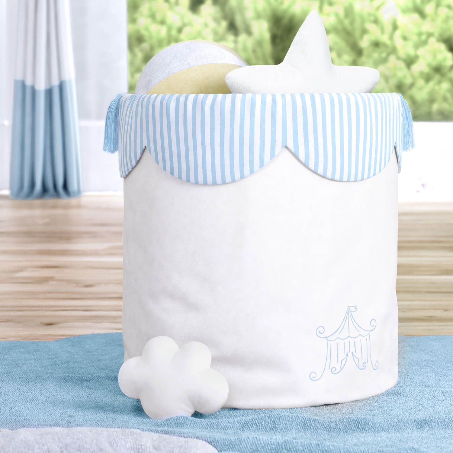 Cesto Organizador para Brinquedos Circo 35cm