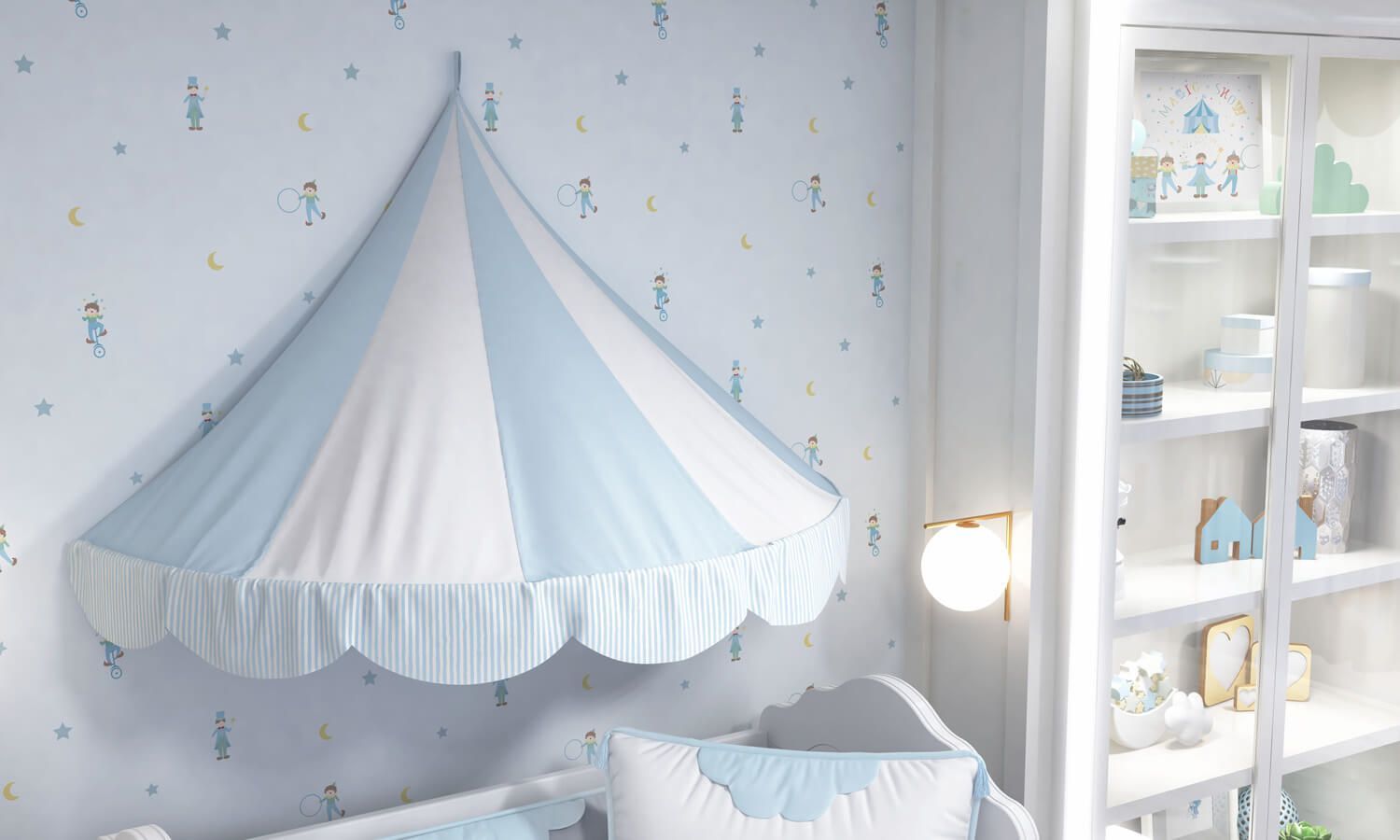 Dossel Berço Tenda Circo