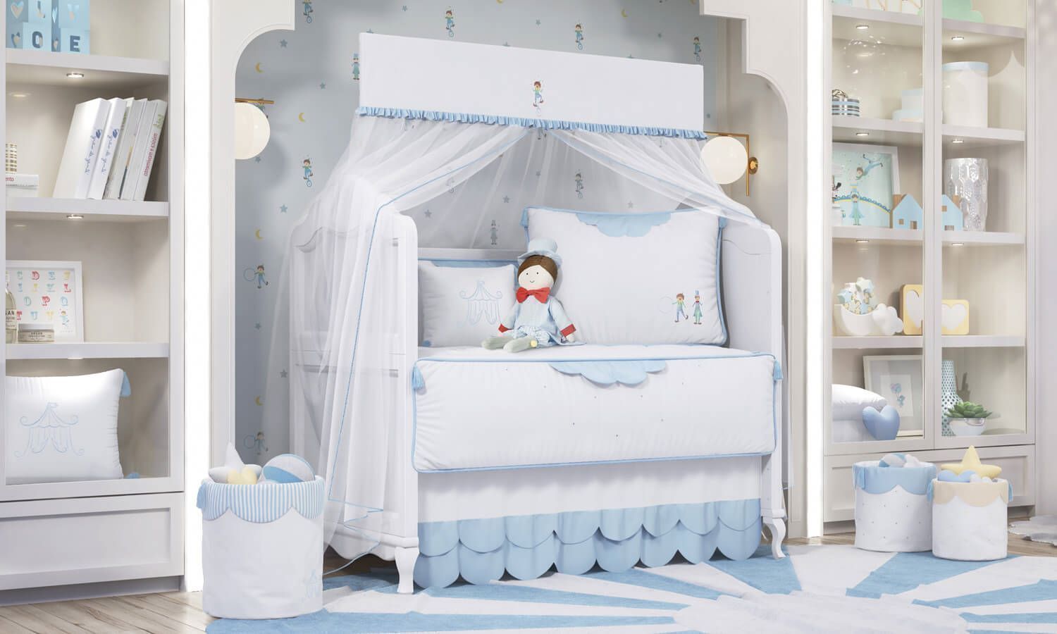 Kit Berço Circo Mágico